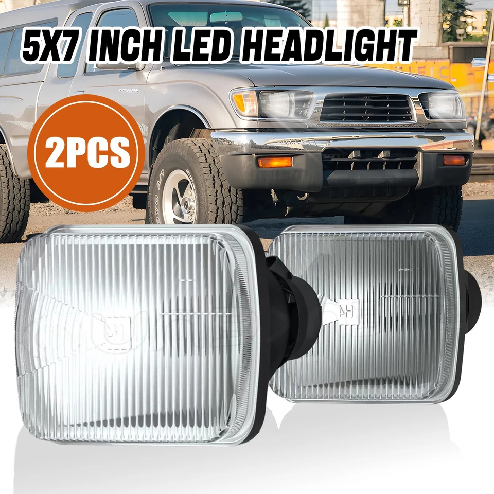 Juego de 2 pares de carcasas de faros rectangulares de 5x7 7x6 para camioneta Chevy Foto 1 de 4