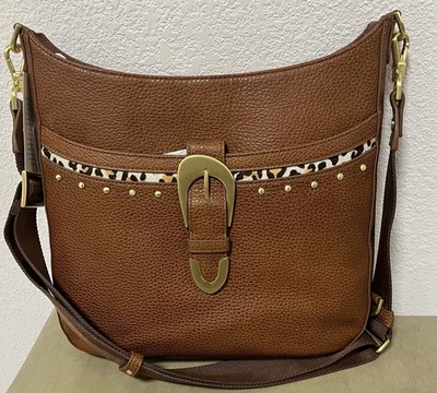 Brahmin Leia Tobacco Cherrywood Shoulder Tote - Image 1 of 4