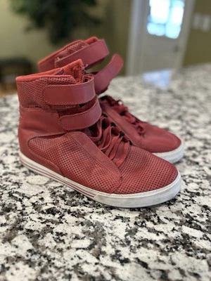 Supra TK Society Rojo USADO EE. UU. Hombres 11 ¡SIN CAJA RARO! Terry Kennedy  Foto 1 de 4