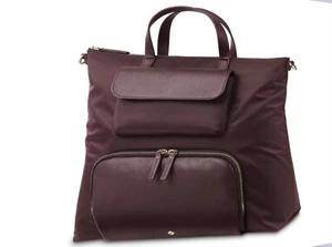 SAMSONITE Encompass Women's Bordeaux Convertible Brief Backpack Laptop Bag - Picture 1 of 5