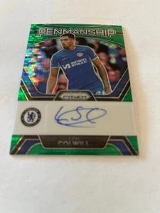 Levi Colwill 2023-24 Prizm Premier League Penmanship Green Pulsar Prizm Auto - Picture 1 of 3