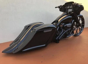 2009-2023  6" Down 16" Back Bagger Harley Davidson Flh  Fiberglass Side Covers - Picture 1 of 23