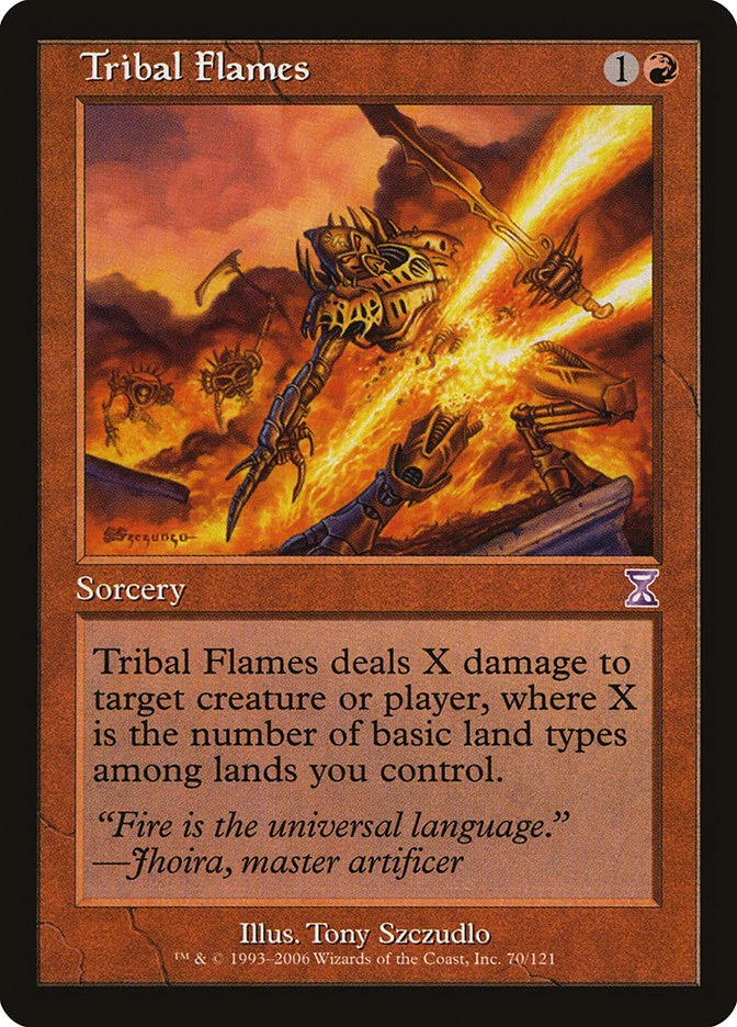 1x Tribal Flames - LP - Timeshifted - SPARROW MAGIC mtg - Image 1 of 1