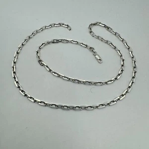 Vintage 925 Sterling Silber Kette Halskette, signiert feiner Schmuck - Bild 1 von 5