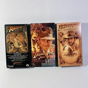 3 vhs tapes indiana jones - Picture 1 of 4