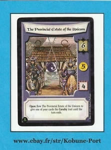 The Provincial Estate of the Unicorn Mon Back Promo Jade Pearl L5R Five Rings - Picture 1 of 2