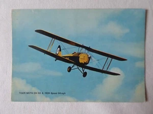 CARTE POSTALE AVIATION POSTCARD DE HAVILLAND DH.92 TIGER MOTH - Picture 1 of 2