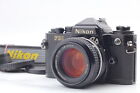 Opt [Exc+5] Nikon FE2 Film Camera Black Ai Nikkor 50mm F1.4 Lens From JAPAN