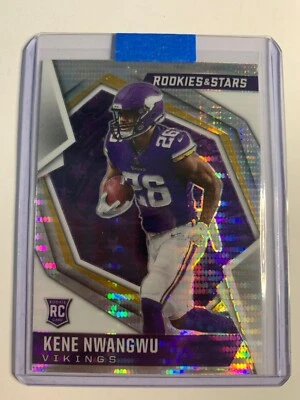 2021 Rookies & Stars Pulsar Prizm Kene Nwangwu Jay Tufele Rare Error Card 1/1 - Image 1 of 2