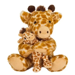 10" Giraffe Mommy & Baby - Picture 1 of 1