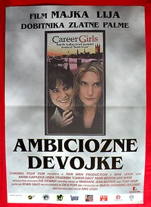 CAREER GIRLS 1997 KATRIN CARTLIDGE LYNDA STEADMAN MIKE LEIGH EXYU MOVIE POSTER - Foto 1 di 1
