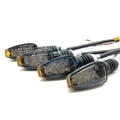 4X Luz intermitente moto para Yamaha YZF R6S -R15 YZF600R V Star 1100 Foto 1 de 4