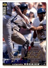 1995 Collector's Choice GOLD SIGNATURE #448 Joe Girardi COLORADO ROCKIES