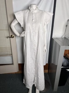 Acacia Long White Maxi Dress Size P/S - Imagen 1 de 4