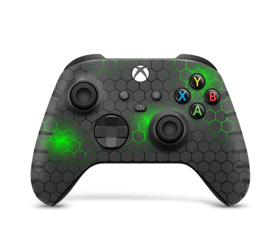 Xbox Series X S Controller Aufkleber Skin Schutzfolie Skins Exo small green - Bild 1 von 1
