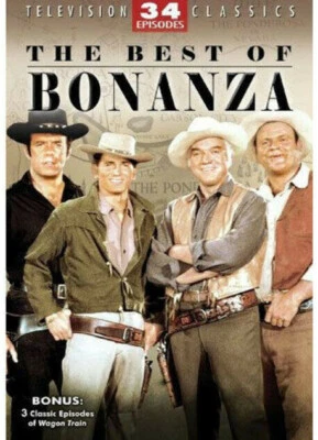 Best of Bonanza Classic Television's BEST 4 DVD set with BONUS 3 WAGON TRAIN - Image 1 of 2
