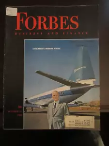 Forbes Business Magazine October 1958 Lockheed Electra Robert Gross 67 - Picture 1 of 1