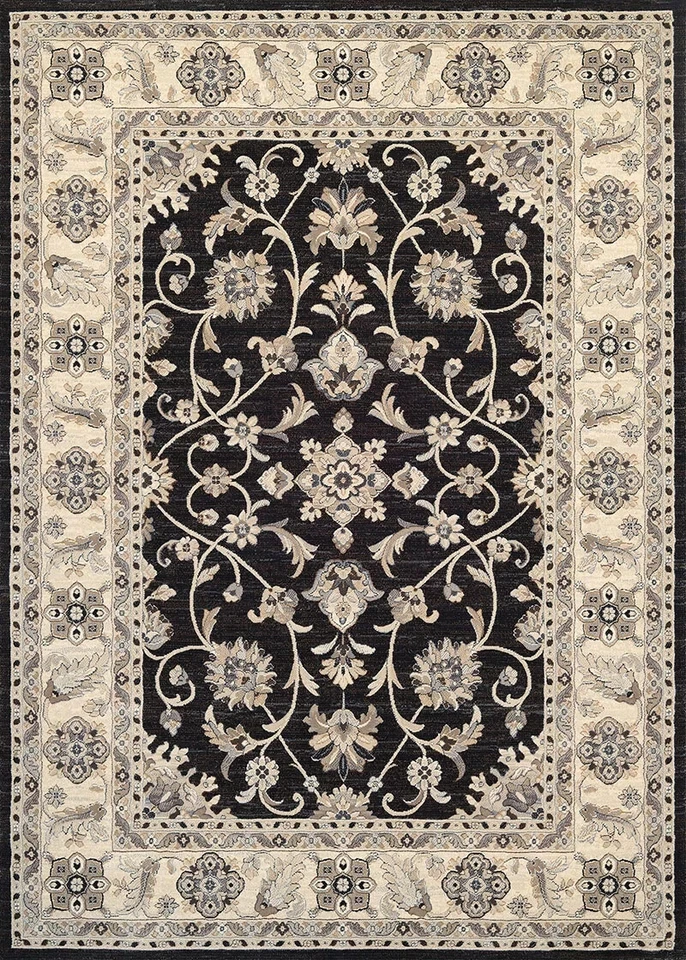 Couristan Everest 8972 3363 Rosetta Ebony Rug - Image 1 of 1