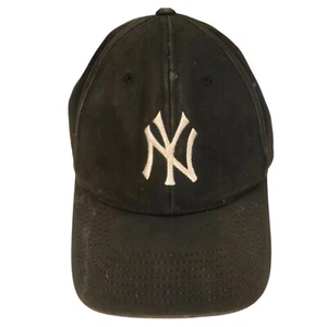 Kids New York Yankees Black Baseball Cap Adjustable Strap DISTRESSED - Picture 1 of 16