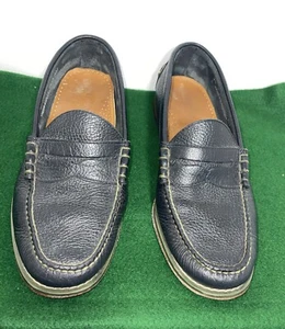 Mocasines G.H Bass & Co. WEEJUNS Larson de cuero negro para hombre 9,5 D - Imagen 1 de 10