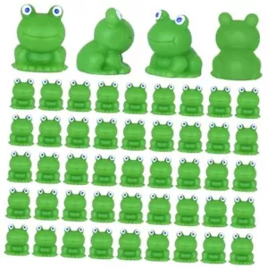 50 PCS Mini Frogs Garden Decor Tiny Plastic Frogs Miniature green mini frogs 1 - Picture 1 of 7