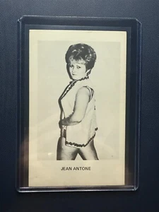 1970s Boyd Pierce Jean Antone Wrestling Photo Card 3.5x5.5 Black White - Picture 1 of 1