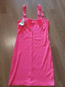 Say What? Stretch Pink/adjustable Shoulder Straps/ Mini Party Dress Womens M - Picture 1 of 8
