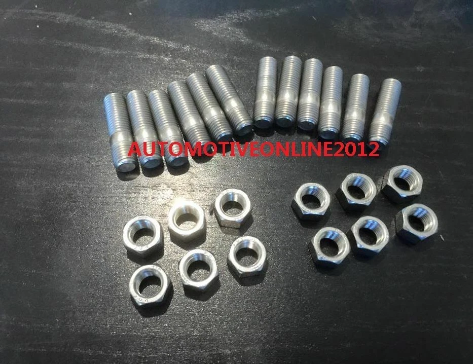 KIT DE PARAFUSO PRISIONEIRO COLETOR DE ESCAPE JDM para TOYOTA 1JZ 2JZ 1JZGTE SOARER SUPRA - Imagem 1 de 1