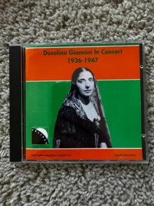 Opera CD Dusolina Gianni in Concert 1993 EKRCD 23 - Picture 1 of 4
