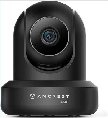 Amcrest 4MP ProHD Indoor WiFi Security IP Camera Pan/Tilt Two-Way Audio Warranty - Image 1 of 4