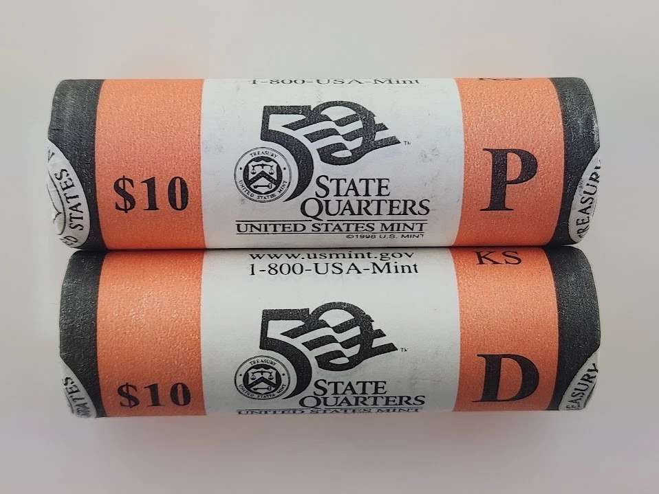 2005 P&D Kansas State Quarter Rolls, OGP - Image 1 of 1