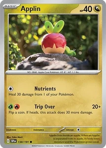 Applin 138/191 | Surging Sparks | Common Non Holo NM Pokémon Card - Picture 1 of 1