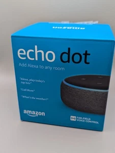 Amazon Echo Dot (3rd Gen) Alexa Far-Field Voice Control Tested  Complete In Box - Picture 1 of 6