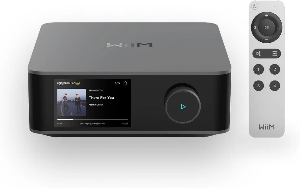 WiiM Amp Ultra mit Voice Remote 2 | Audiophiler Streaming-Verstärker  Space Grau - Bild 1 von 4