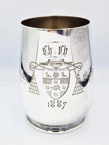 TAZA TROFEO DE REMO CHRIST CHURCH COLLEGE OXFORD UNIVERSITY SCRATCH EIGHTS 1887 - Imagen 1 de 7