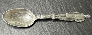 ANTIQUE FIGURAL ROBERT E LEE HOUSE STERLING SOUVENIR SPOON BY SHEPARD CSA I919 - Picture 1 of 11