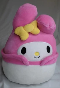 Plüschtier Squishmallows My Melody Sanrio 9 Zoll 2021 Stofftier weiß/rosa OHNE ETIKETT - Bild 1 von 5