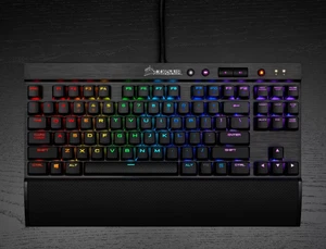 Corsair K65 RGB RAPIDFIRE Compact Mechanical Keyboard - CHERRY MX SPEED - Picture 1 of 13