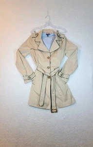 Tommy Hilfiger Khaki Baumwolle Trenchcoat Größe M Gürtel & Knopfleiste Taschen - Bild 1 von 21