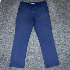 Pantaloni da golf Travis Mathew uomo 34 (35x30) blu chino performance vita media casual - Foto 1 di 8