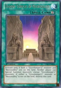 Hidden Temples of Necrovalley Rare Legacy of the Valiant YuGiOh Card - Picture 1 of 1