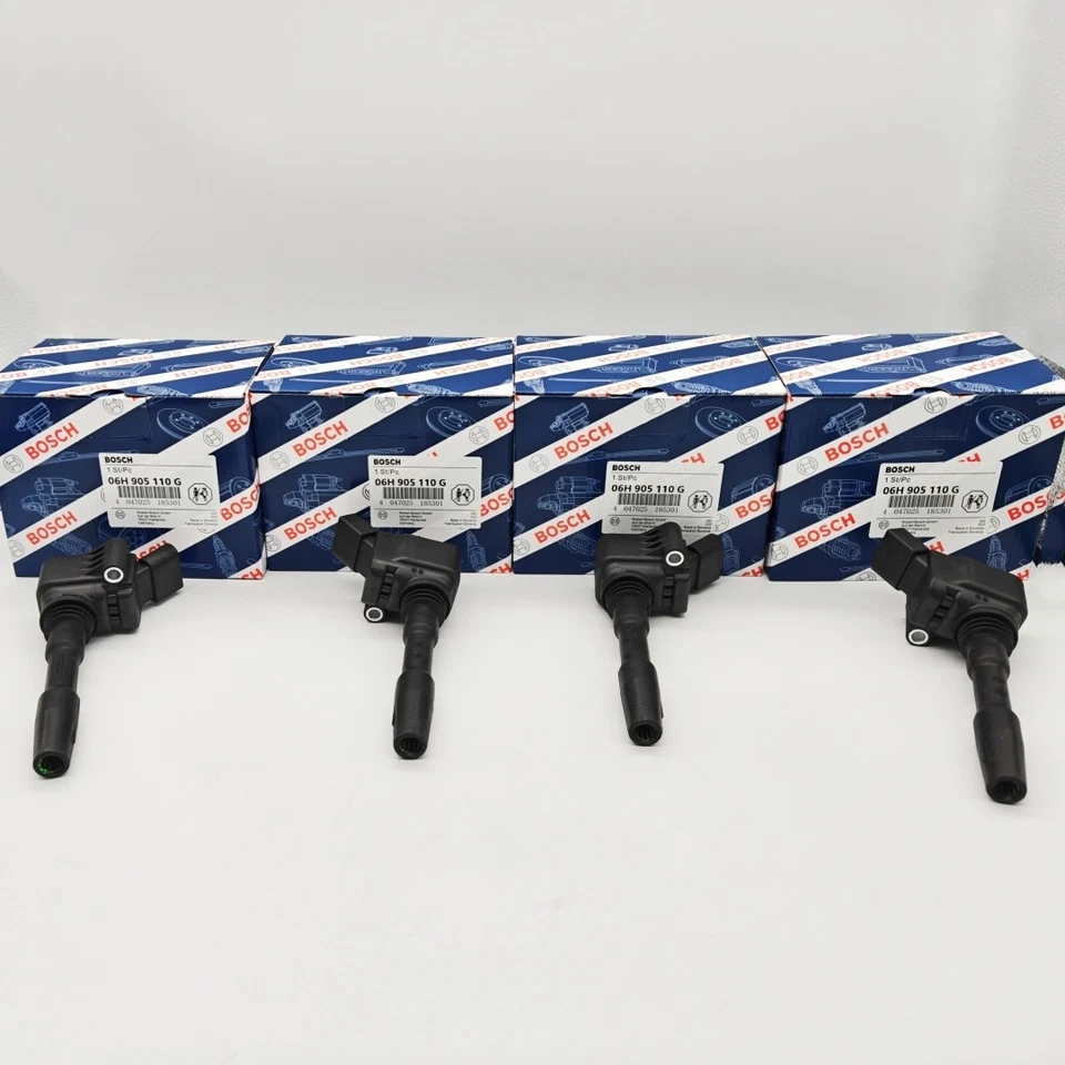 4x 06H905110G Bobina de encendido para Bosch VW Tiguan Porsche Panamera Audi Q3 Q7 CJE Foto 1 de 4