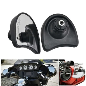 2*Batwing Fairing Rearview Side Mirror For Harley Electra Street Glide 1996-2013 - Picture 1 of 19