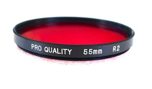 55mm Pro Quality RED R2 Filter - B&W Contrast - NEW - Picture 1 of 4