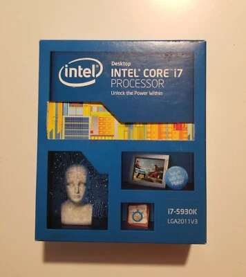 Factory Sealed Intel BX80648I75930K Core i7-5930K 3.5GHz 15MB Cache Processor - Image 1 of 3