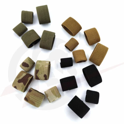 5pcs 20mm 25mm 38mm 50mm Elastic Belt Loop Keeper Elastic Web Belt For Tactical - Image 1 of 4