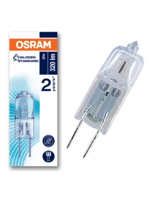 Osram 64428 Halostar Halogen Oven Bulb 20W 12V G4 Capsule - Image 1 of 4