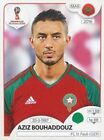 170 Aziz Bouhaddouz Morocco Fcst Pauli Sticker World Cup Russia 2018 Panini