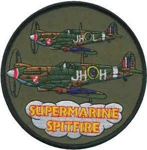 Supermarine Spitfire Embroidered Patch Badge - MOD LICENSED - Picture 1 of 5