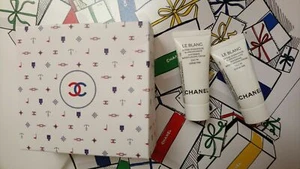 CHANEL LE Blanc Whitening Moisturizing Creme Fine 5ml x 2 = 10ml Gift Box - Picture 1 of 2